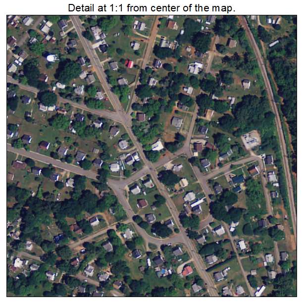 Pelzer, South Carolina aerial imagery detail