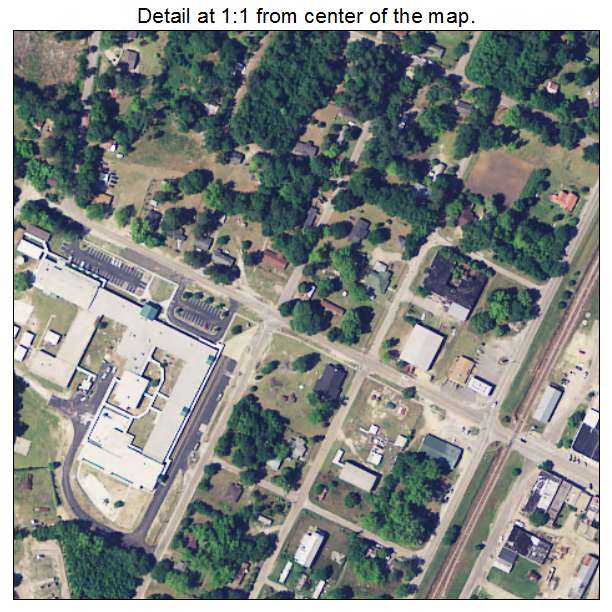 Pinewood, South Carolina aerial imagery detail