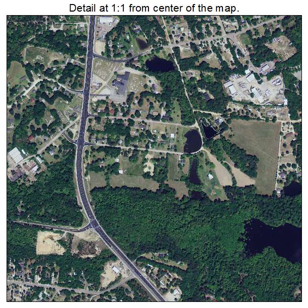 Red Bank, South Carolina aerial imagery detail
