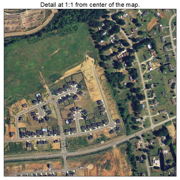 Reidville, South Carolina aerial imagery detail