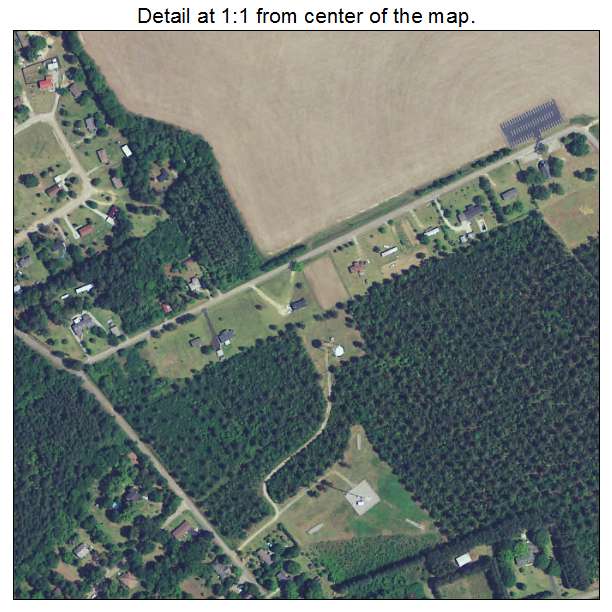 Rembert, South Carolina aerial imagery detail