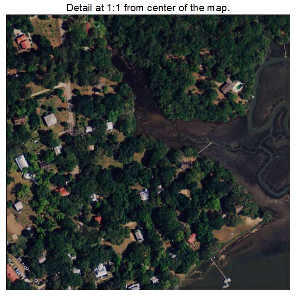 Rockville, South Carolina aerial imagery detail