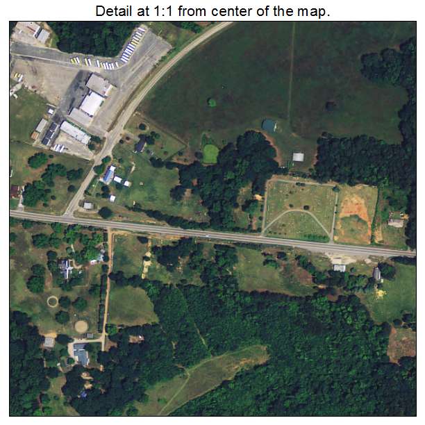 Ruby, South Carolina aerial imagery detail