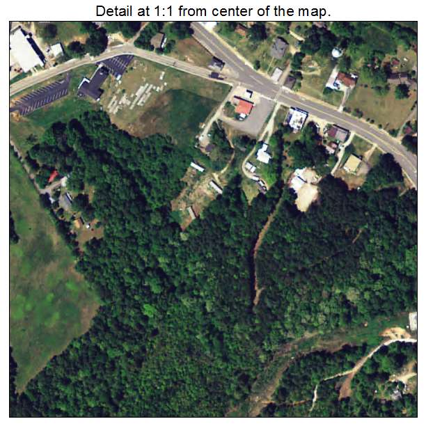 Salem, South Carolina aerial imagery detail