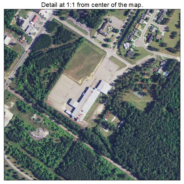 Santee, South Carolina aerial imagery detail