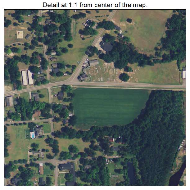 Scranton, South Carolina aerial imagery detail