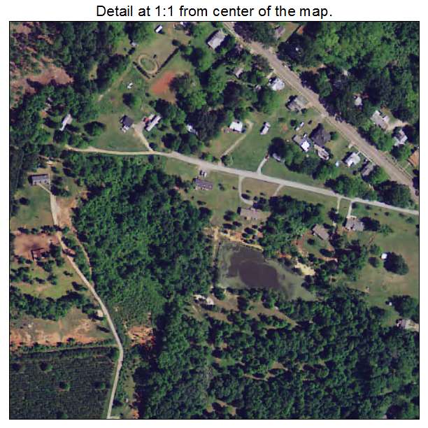 Sharon, South Carolina aerial imagery detail