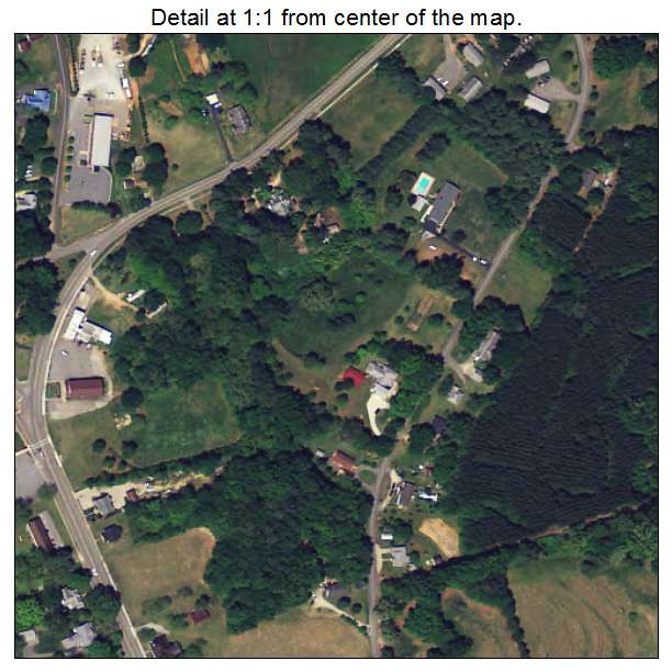 Six Mile, South Carolina aerial imagery detail