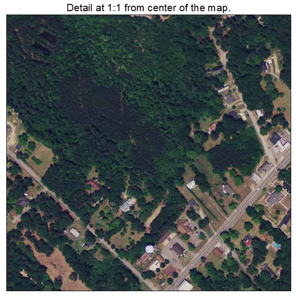 Society Hill, South Carolina aerial imagery detail