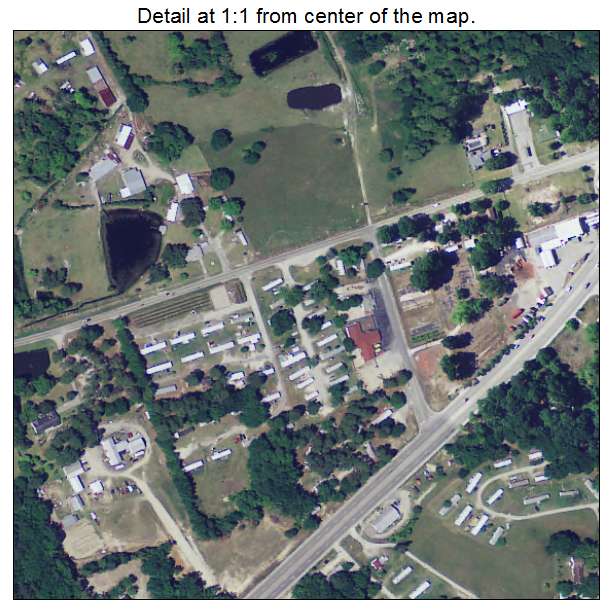 South Congaree, South Carolina aerial imagery detail