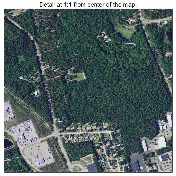 Springdale, South Carolina aerial imagery detail