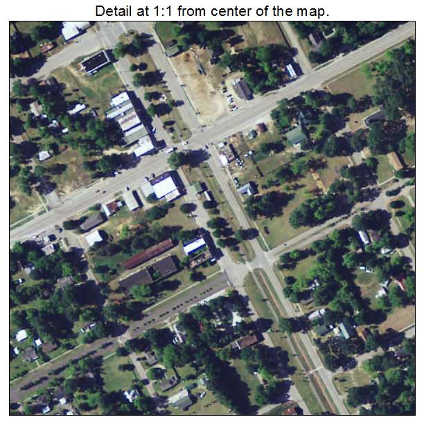 Springfield, South Carolina aerial imagery detail