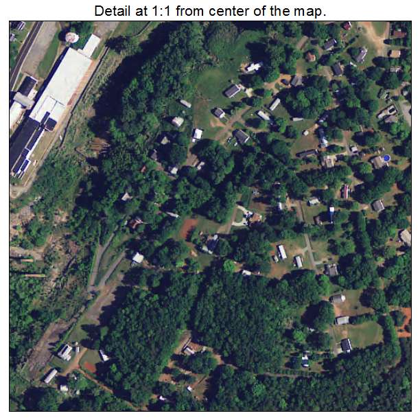Startex, South Carolina aerial imagery detail