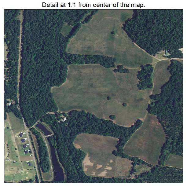 Stateburg, South Carolina aerial imagery detail
