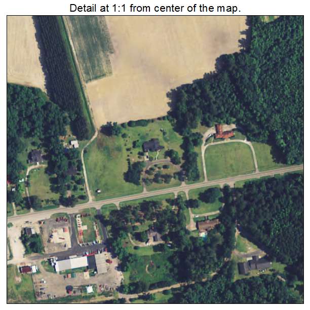 Stuckey, South Carolina aerial imagery detail
