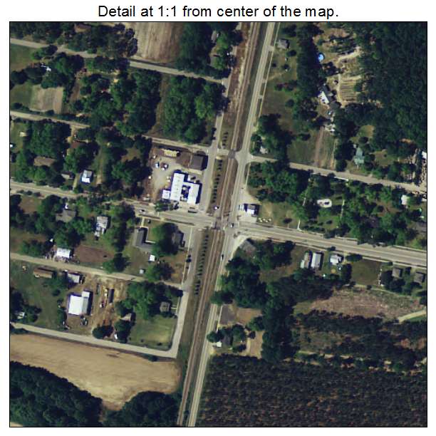 Sycamore, South Carolina aerial imagery detail