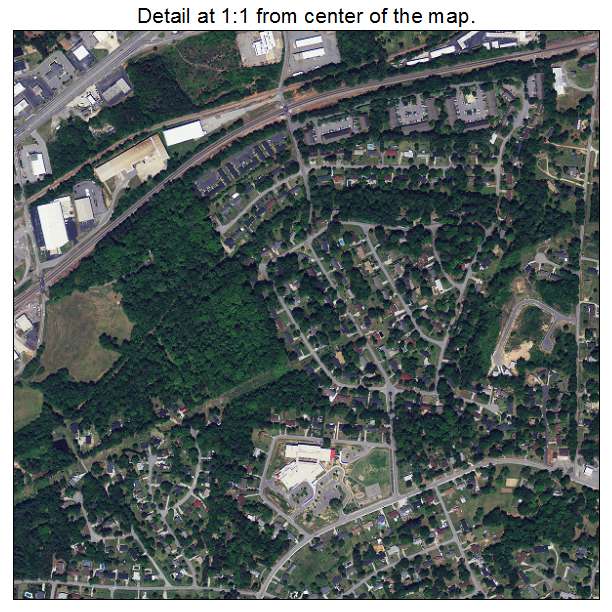 Taylors, South Carolina aerial imagery detail