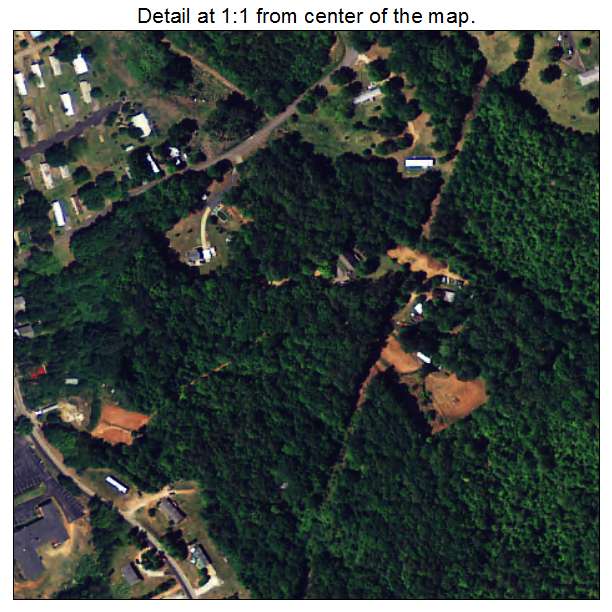 Utica, South Carolina aerial imagery detail