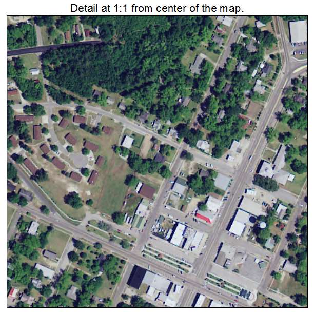 Wagener, South Carolina aerial imagery detail