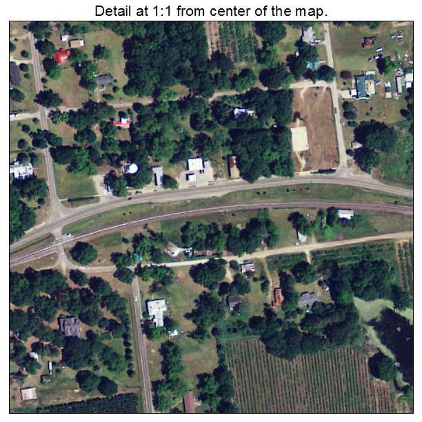 Ward, South Carolina aerial imagery detail