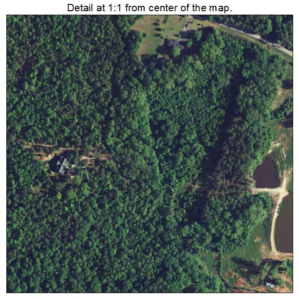 Waterloo, South Carolina aerial imagery detail