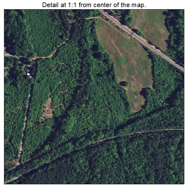Watts Mills, South Carolina aerial imagery detail