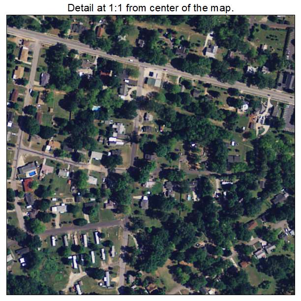 West Pelzer, South Carolina aerial imagery detail