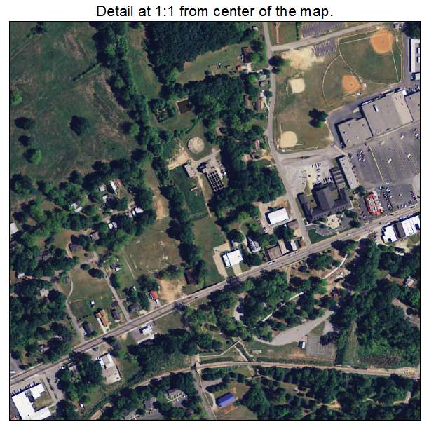 Williamston, South Carolina aerial imagery detail