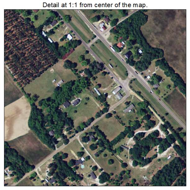 Windsor, South Carolina aerial imagery detail
