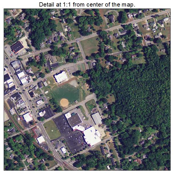 Woodruff, South Carolina aerial imagery detail