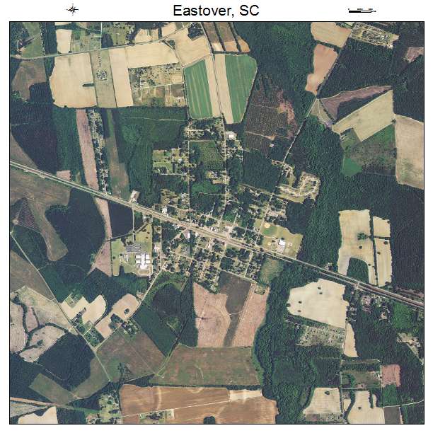 Eastover, SC air photo map