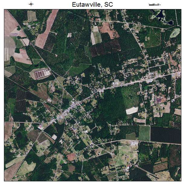 Eutawville, SC air photo map