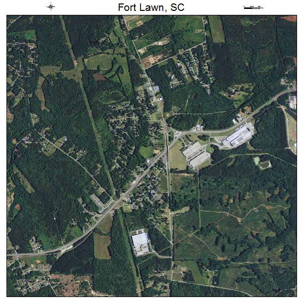 Fort Lawn, SC air photo map