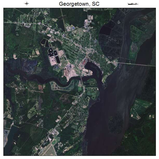 Georgetown, SC air photo map