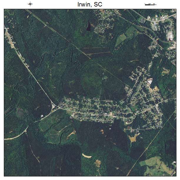 Irwin, SC air photo map