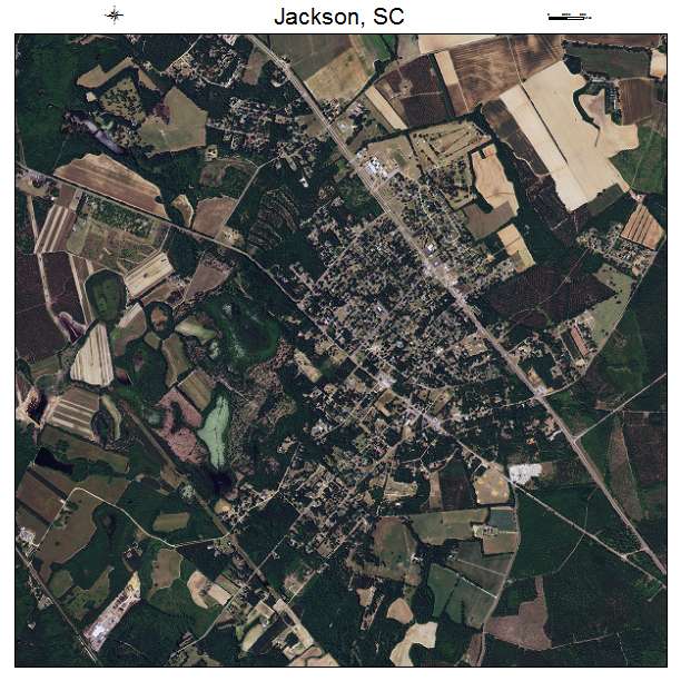 Jackson, SC air photo map