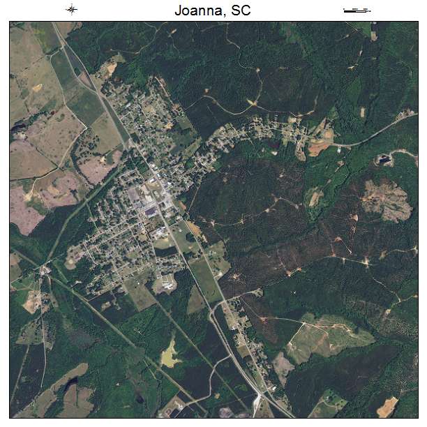 Joanna, SC air photo map