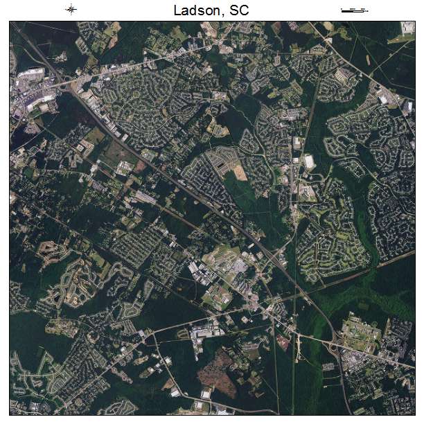 Ladson, SC air photo map