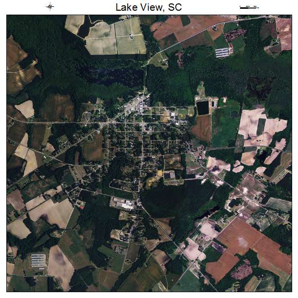 Lake View, SC air photo map