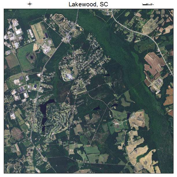 Lakewood, SC air photo map