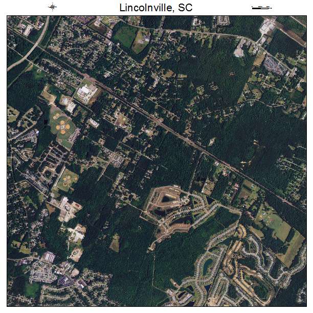Lincolnville, SC air photo map