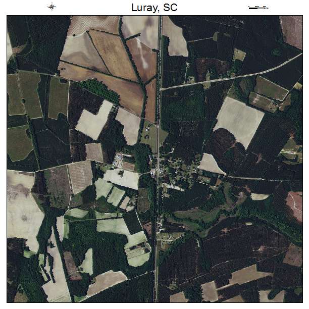 Luray, SC air photo map