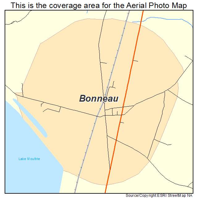 Bonneau, SC location map 