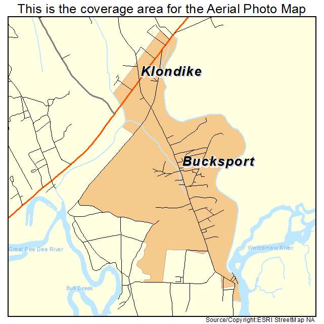 Bucksport, SC location map 
