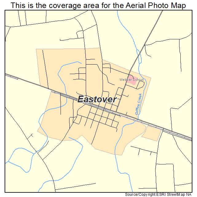 Eastover, SC location map 