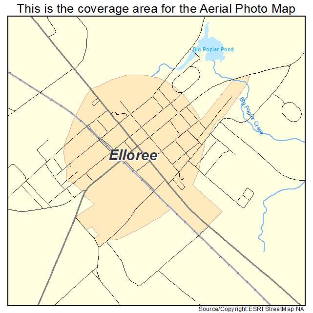 Elloree, SC location map 