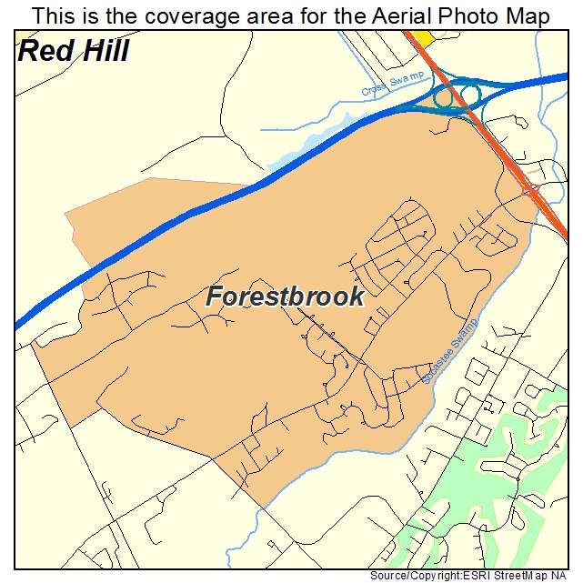 Forestbrook, SC location map 