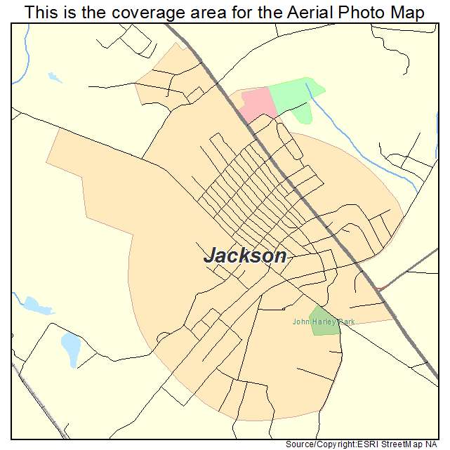 Jackson, SC location map 