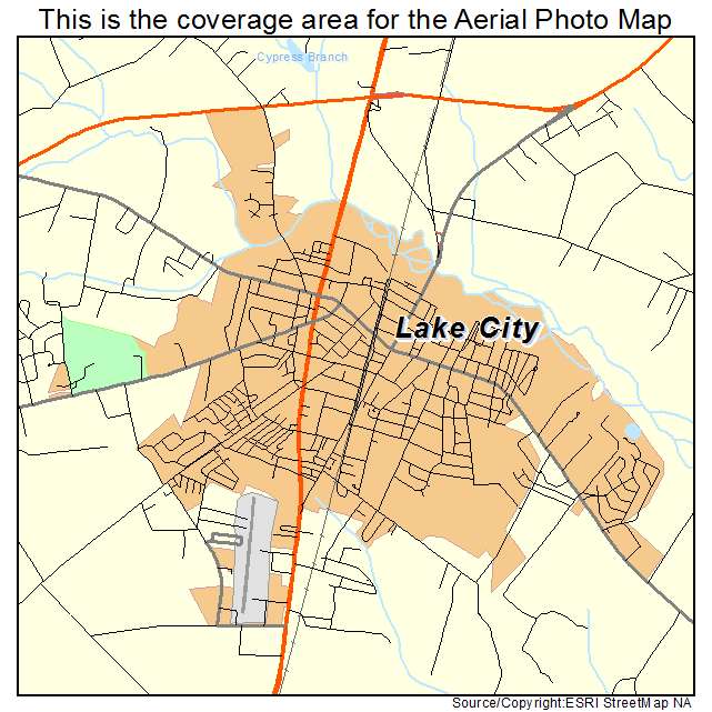 Lake City, SC location map 