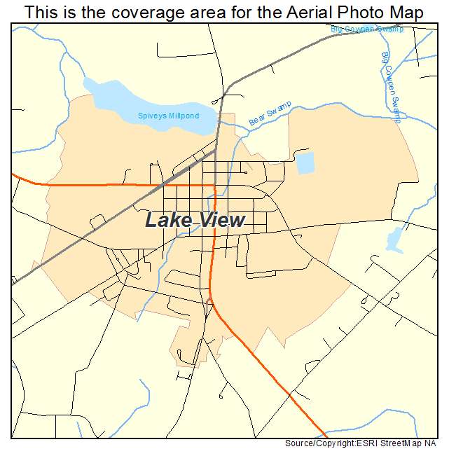 Lake View, SC location map 